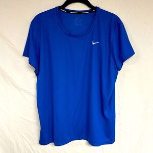 Nike Dri-Fit Running Shirt.  Royal Blue.  Size XL.
